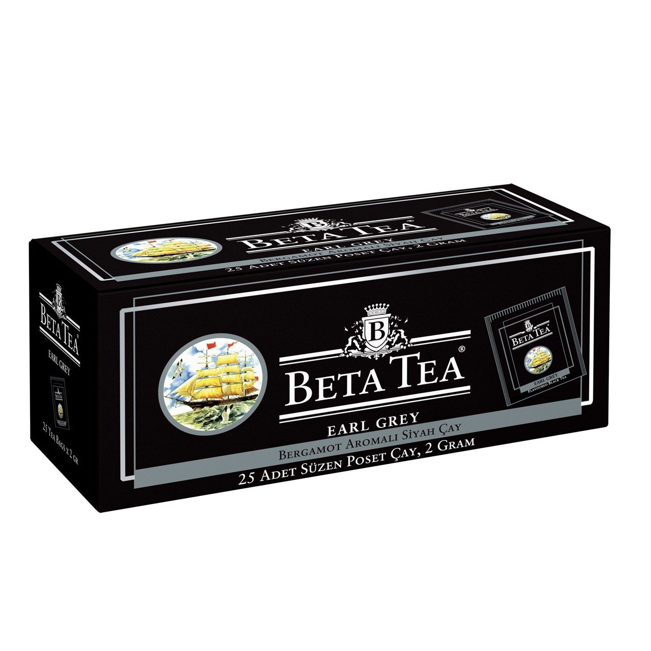  Beta Tea | Earl Grey (Bardak Süzen) 25x2 gr